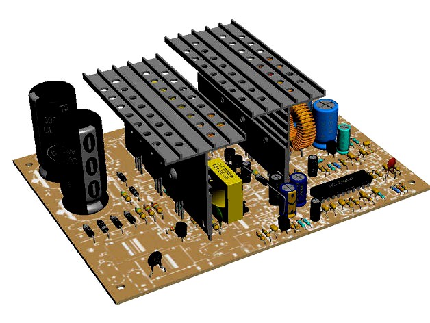 Power Supply 500W Board by 3dboxpro