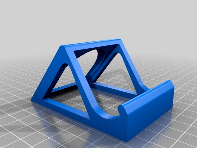 Open Back Sturdy Smart Phone Stand by HarlemSquirrel