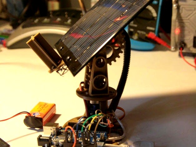 MAST2A : Mini Arduino Solar Tracker 2 Axis by oclains