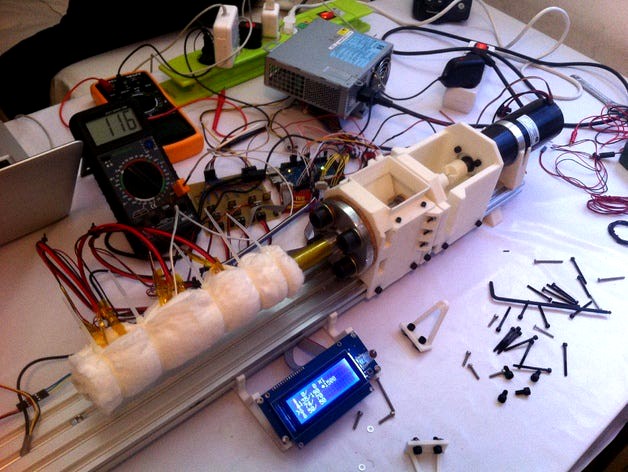 Modular Filament Extruder by diegotrap
