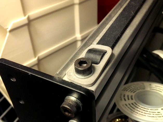 Customizable Makerslide Belt Clip by ryanthecoder