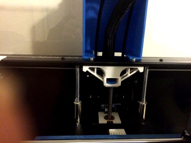 wanhao duplicator 4s z-axis-brace and bushing by delukart