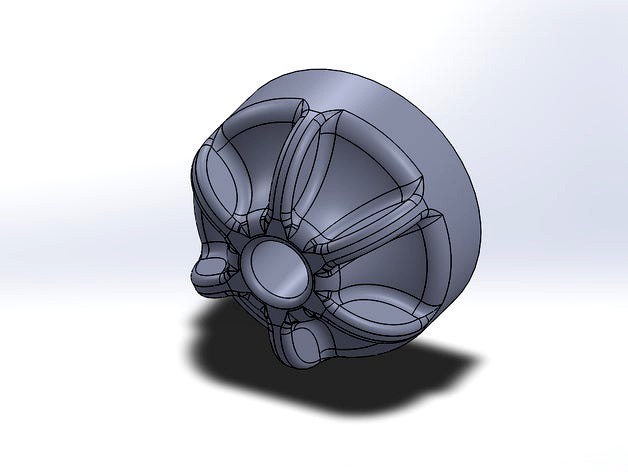 Thumb wheel for 13mm nut by jbswaff