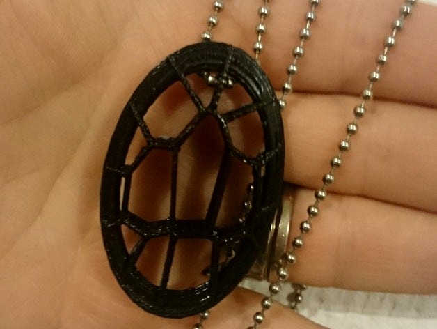 Tinkered Voronoi locket. by Wtone