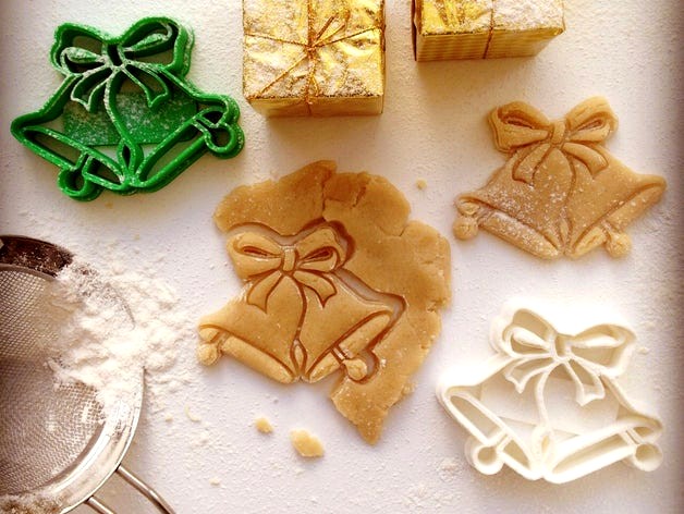 Christmas Bells Cookie Cutter by OogiMe