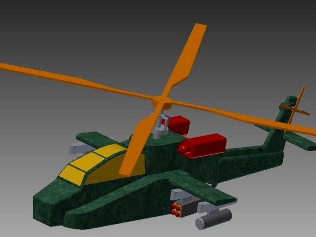 3D Helicopter  by rvpatel66