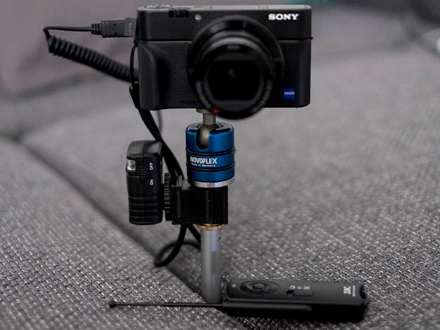 Hotshoe Holder for Radio Remote Control - eg. Sony RX100M3, Fuji EX-2 - to create stunning pictures by markison