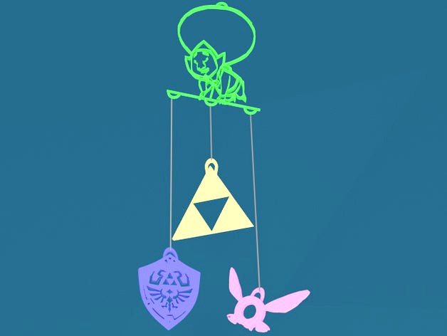 The Legend of Zelda - Tingle Wind Chime by AwesomeA