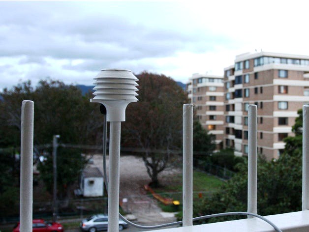 Humidity and Temperature Sensor Housing by SteelCityElectronics