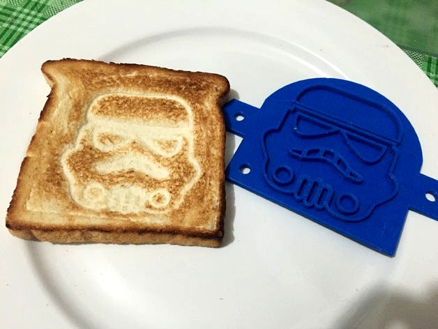 Storm Trooper Toast Press by gadgetaddict