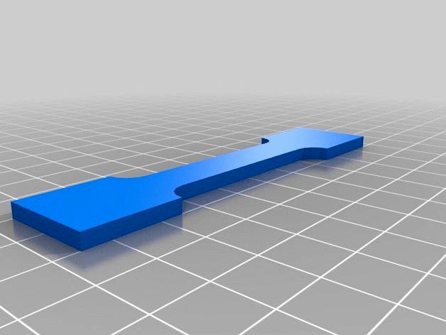 Parametric Flat  tensile specimen by Antoine-