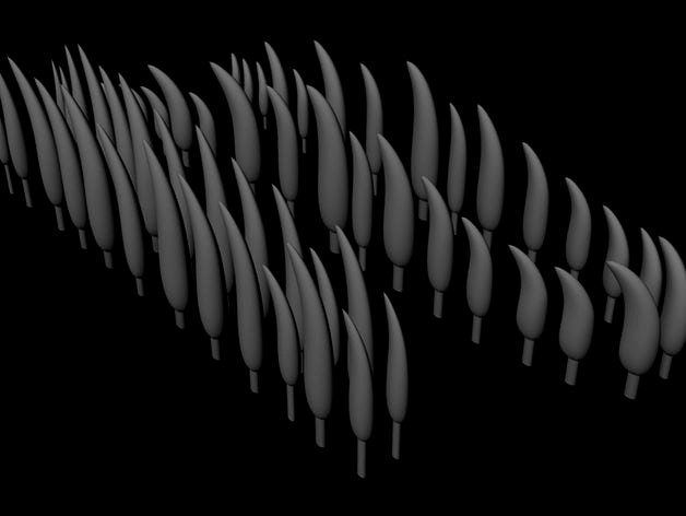 Velociraptor mongoliensis teeth 1:1 by ODemuth