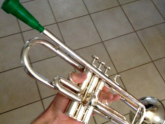 Very playable trumpet mouthpiece by Motohokie