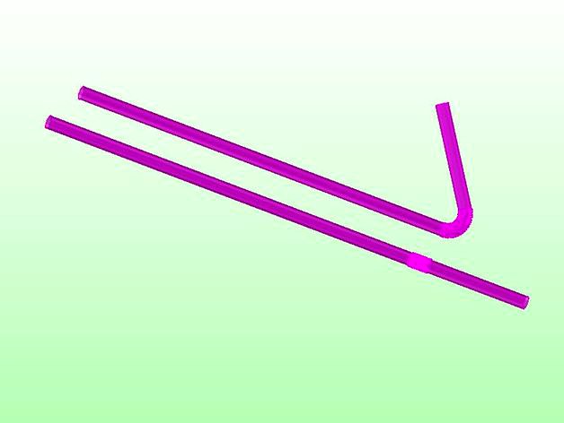 Bendy Straw Model (Do Not Print!) by bathrobotics