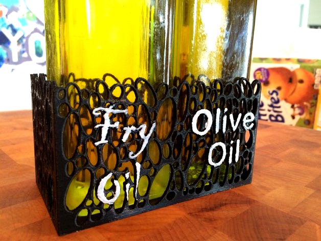 Oil Bottle Holder by captainharlow