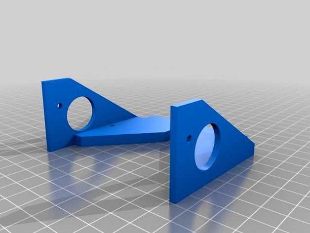 Prusa i3 Improved frame - dual frame connector by FDMTech