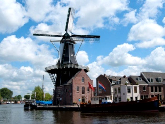 Windmill molen "de Adriaan" Haarlem the Netherlands by MichaeldrieD