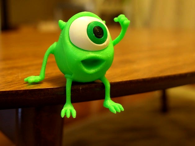 Mike Wazowski ringstand (From Disney Pixar's Monsters Inc.) by HisashiIMAI