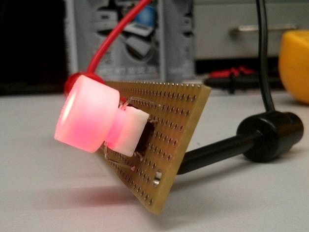 LED Backlit Pushbutton by Bartimaeus