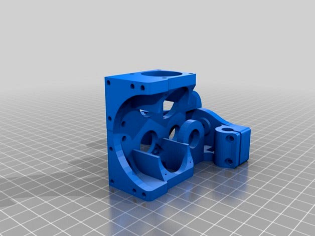Dual Extruder for 1405 300mm No Sag, Printrbot Simple by Ransak