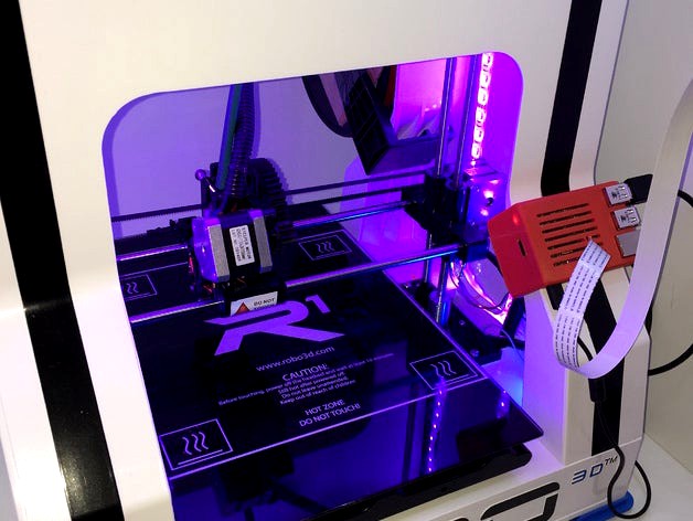 Robo3D Raspberry Pi B+/2 Mount by SpectreGadget