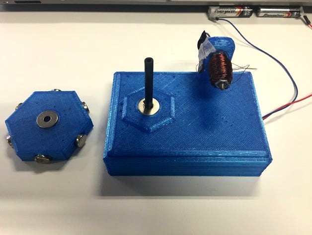 Magnetically Levitated Simple Pulse Motor by KG1610