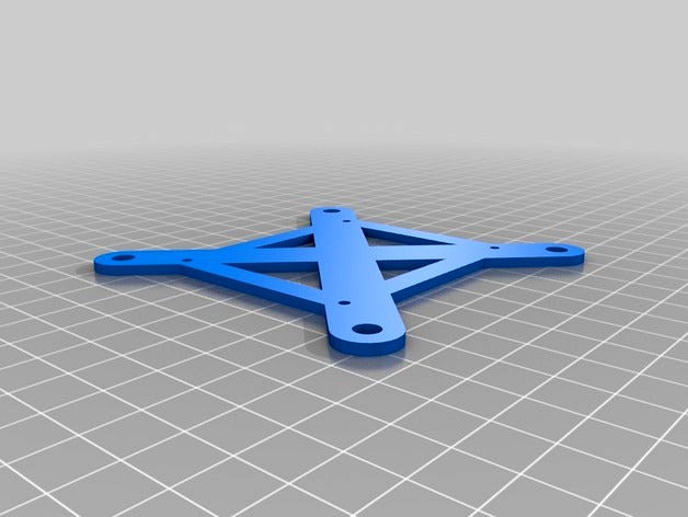 Simple Vesa Mount For Raspberry Pi Model 2 / 3 B by RizzoTheSmall