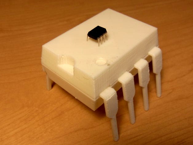 Giant Dual Inline Package DIP8 Model by plusalphaDesigns