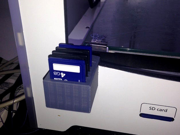 Ultimaker2 sdcard holder by PieterBos