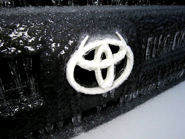 '03-'05 Toyota 4Runner "Devil Horns" Grille Emblem by TinmanTechnology
