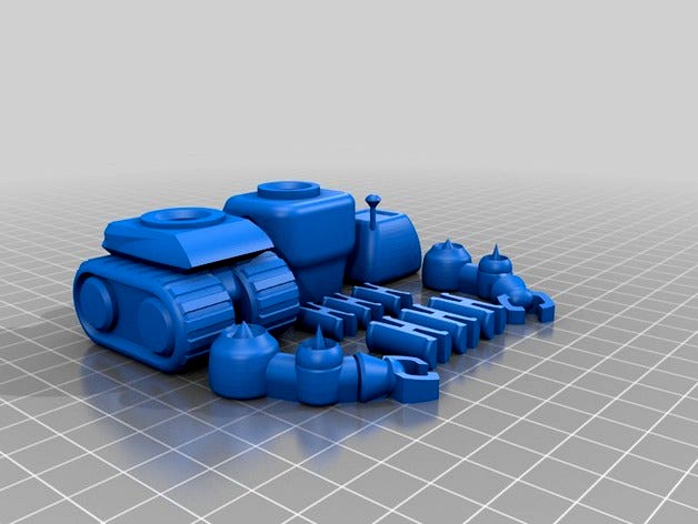 Treads Robot by onurtogan