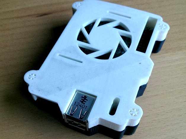 Raspberry Pi Aperture Case by flazer