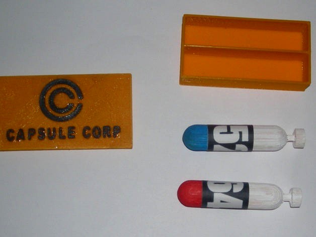 Dragonball Capsule Corp. Capsule Box by KnightwithouthFilament