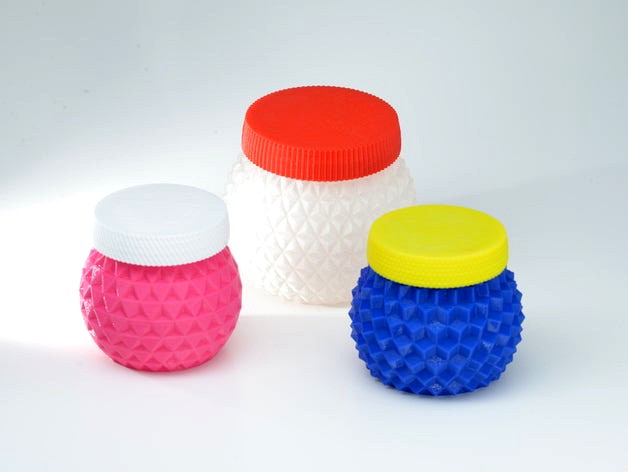 Customizable Lofty Container (EPCOT Spaceship Earth style) by wstein