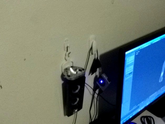 Cyber Acoustics Satellite Wall Hanger by Reavenk