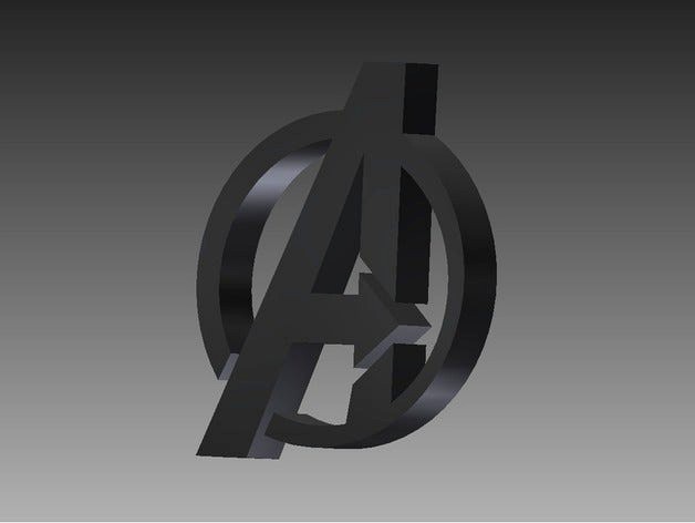 Avengers Logo by TheMakerKid_Moffit