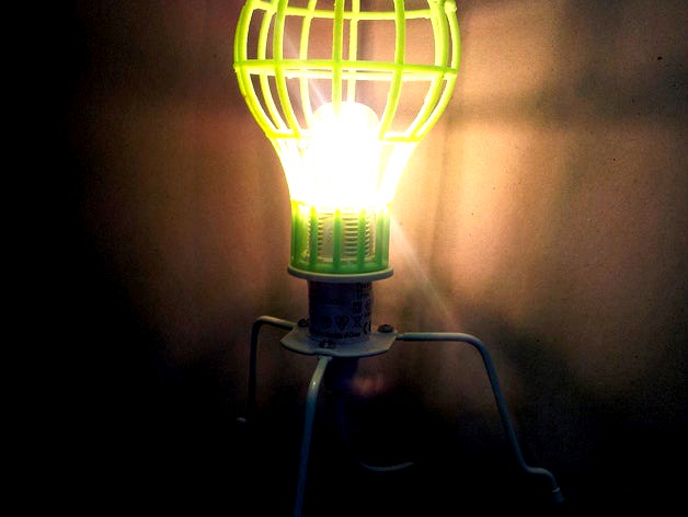 Lightbulb Mesh Lampshade by edditive