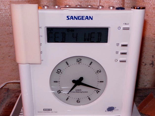 Sangean RCR-3 button shield by Claghorn