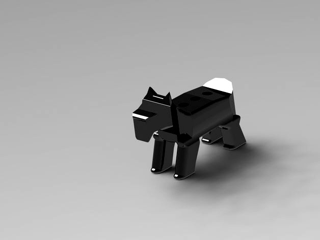 Terrier Pencil Holder by brunoberry