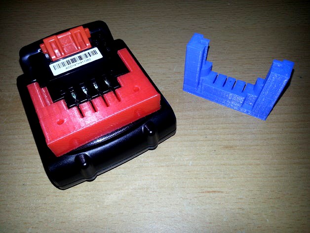 Black & Decker BL1314 Li-ion Battery Adapter by kauz