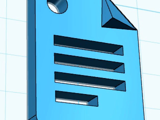 Google Docs Icon Charm by jrochelle