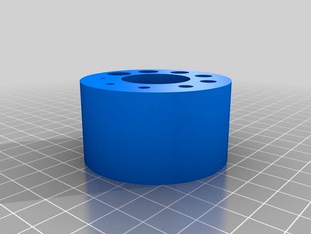 Tap or Drill Guide Block (parametric, center hole added) by natevw