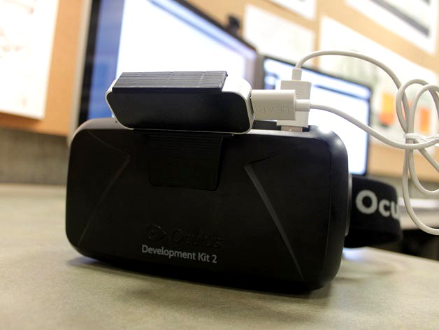 LEAP mount for Oculus DK2 by ckharrison10