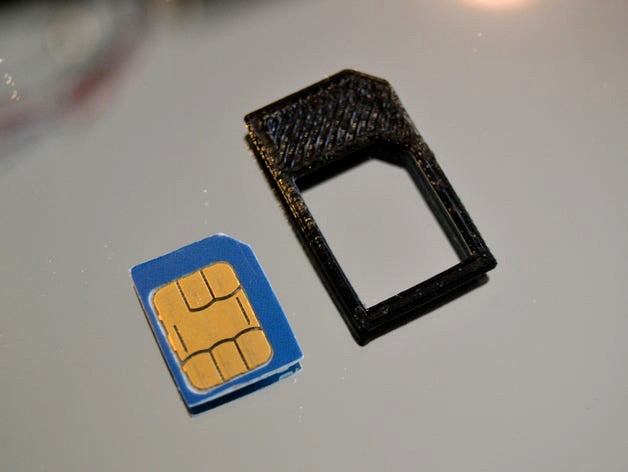 Microsim to SIM adapter by Nucklear