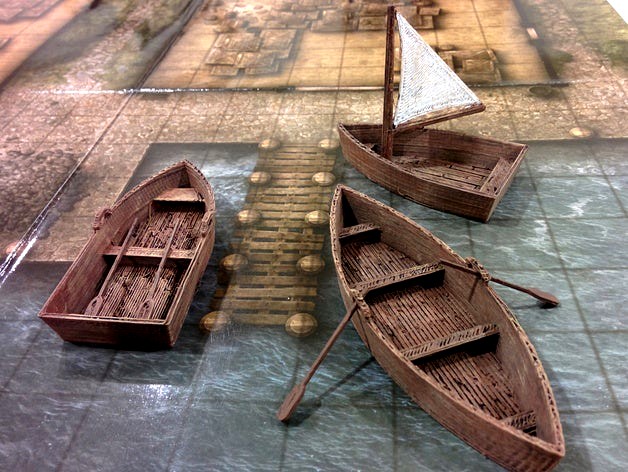 OpenForge rowboats by devonjones