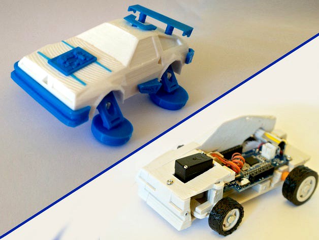 Toy car - DeLorean 3DRacers - Back To The Future by 3DRacers