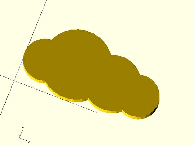 Openscad Cloud by Twanne