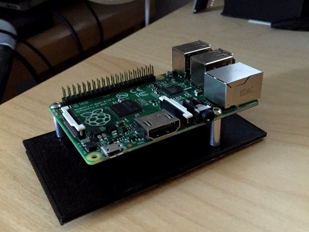 Raspberry pi B+ tray for Raspberry pi rack by mbh16