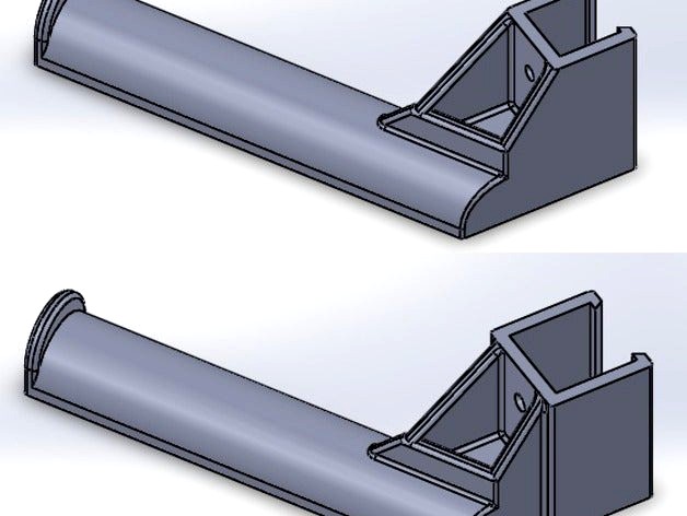 Angeled 60 spool holder for kossel pro & mini by cnonehk