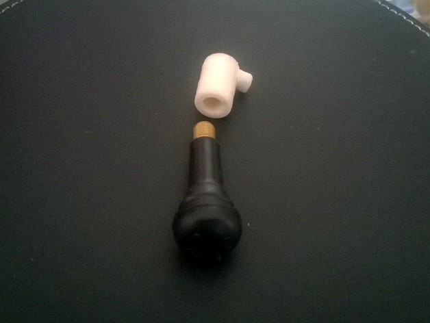 Schrader valve air duster valve top by gineer